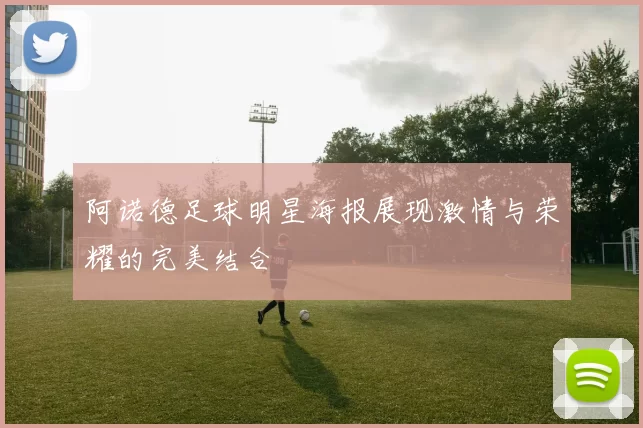 阿诺德足球明星海报展现激情与荣耀的完美结合